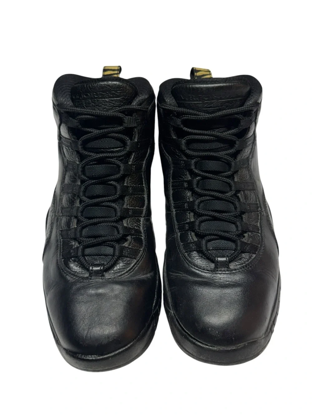 Nike Air Jordan 10 Retro NYC Sneakers 2016 Size 10.5 New York Streetwear Black